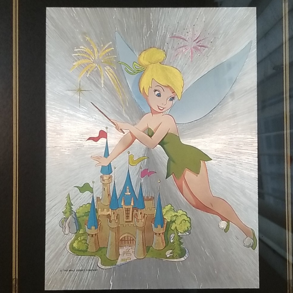 Vintage Disney Tinkerbell Dufex Foil Art